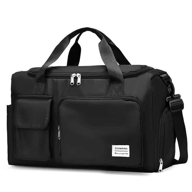 Large Capacity Foldable Travel Bag Portable Lightweight Travel Luggage Duffel Bag Expandable for Overnight Sports Gym Vacation Multicolor