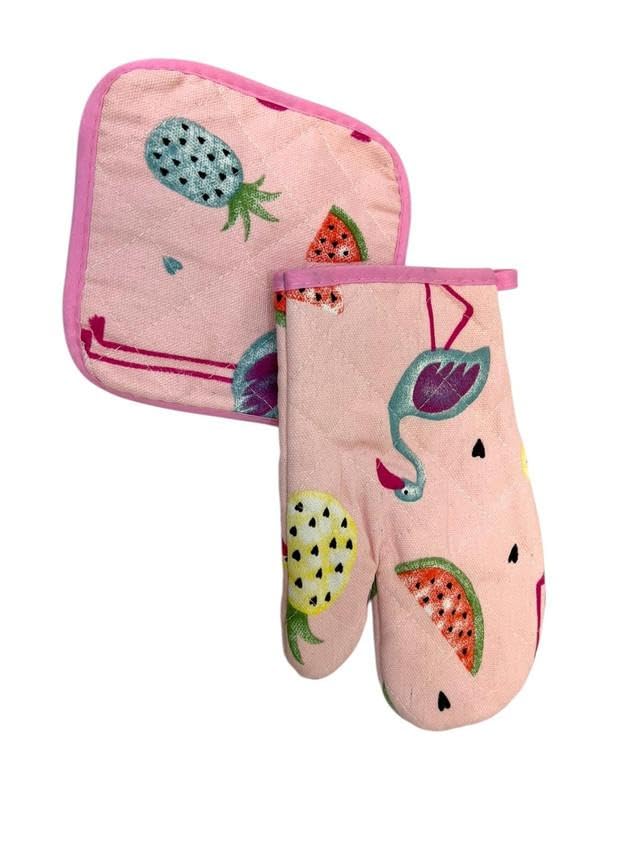 Kitchen Gloves + Mask 2 Pieces - High Heat Protection