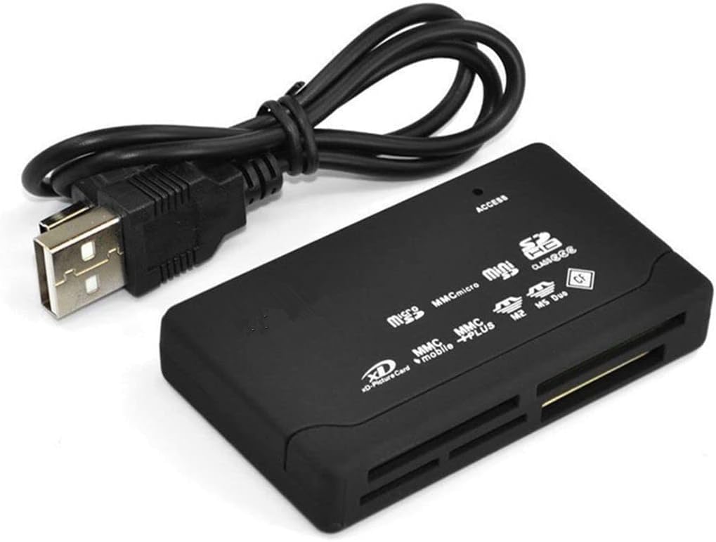 Ziyan All-IN-ONE USB 2.0 7-in-1 Card Reader Memory Cards USB Card Reader CF/SD/xD/MS/SDHC, Memory Card Reader, Multi Card Reader, Card Reader Adapter