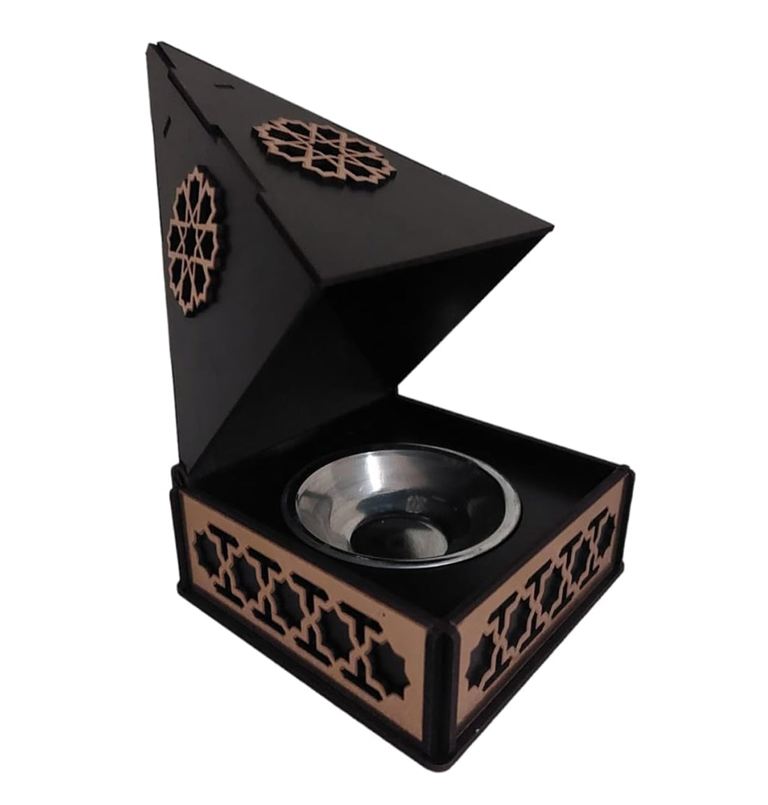 Pyramid Wood Incense Burner Special Design