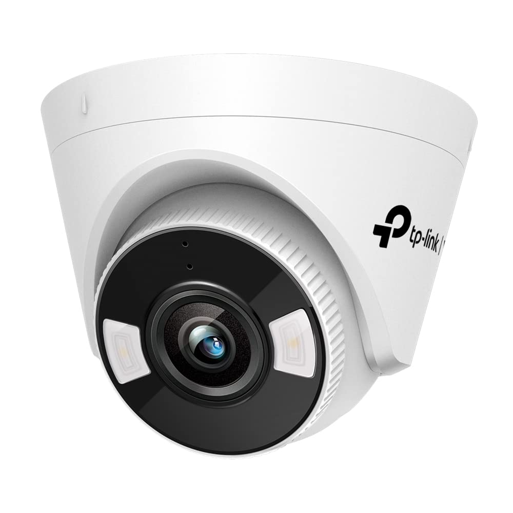 TP-Link VIGI C440-W Wireless Wired Wi-Fi Turret Network Security Camera| 24 Hour Full-Color CCTV | 4MP Ultra HD | Smart Detection | H.265+ | Two Way Audio | ONVIF | 4mm Lens | MicroSD Upto 256G