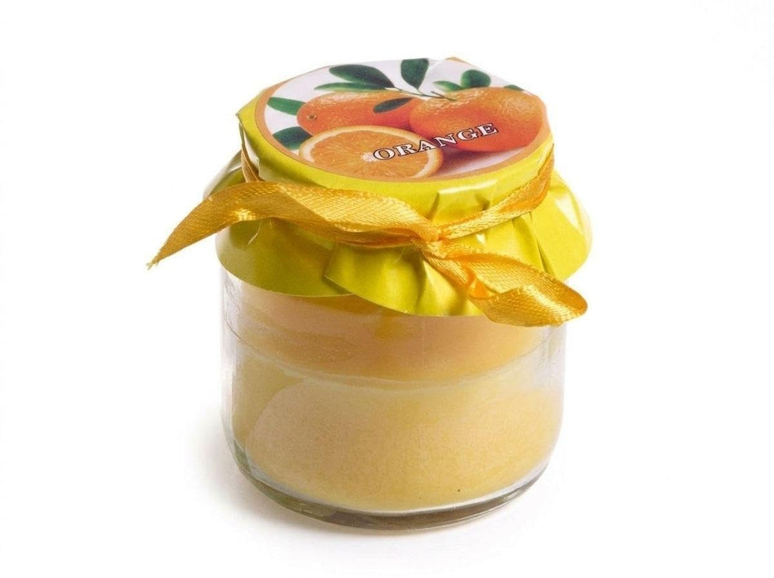 Scented Candle - High-concentration fragrance with long-lasting aroma, perfect for creating a romantic, cozy ambiance in any room. (M2 – 1 pc, Orange)