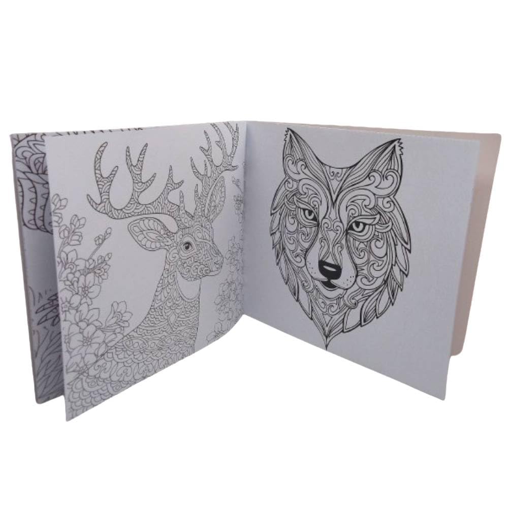 Coloring Book, 24 Professional Drawings Suitable for Gifted Adults and Kids