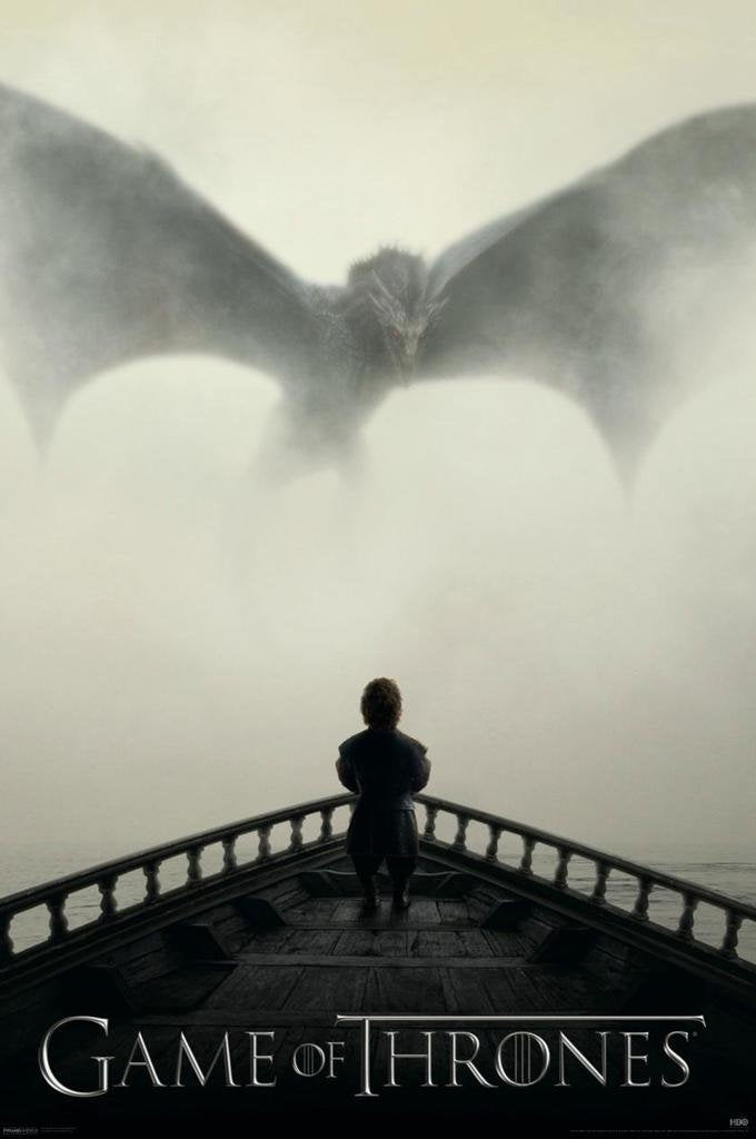 Pyramid America Game of Thrones The Lion Faces The Dragon TV Cool Wall Decor Art Print Poster