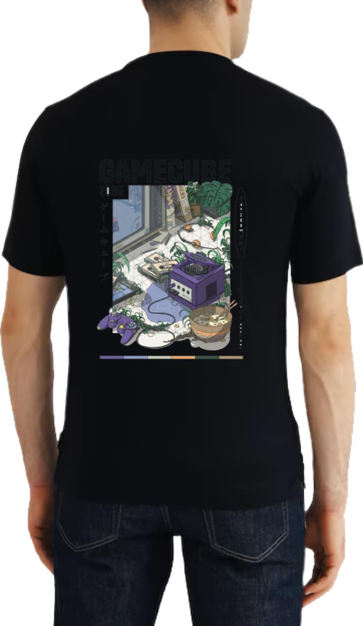 GameCube T-shirt Back Black