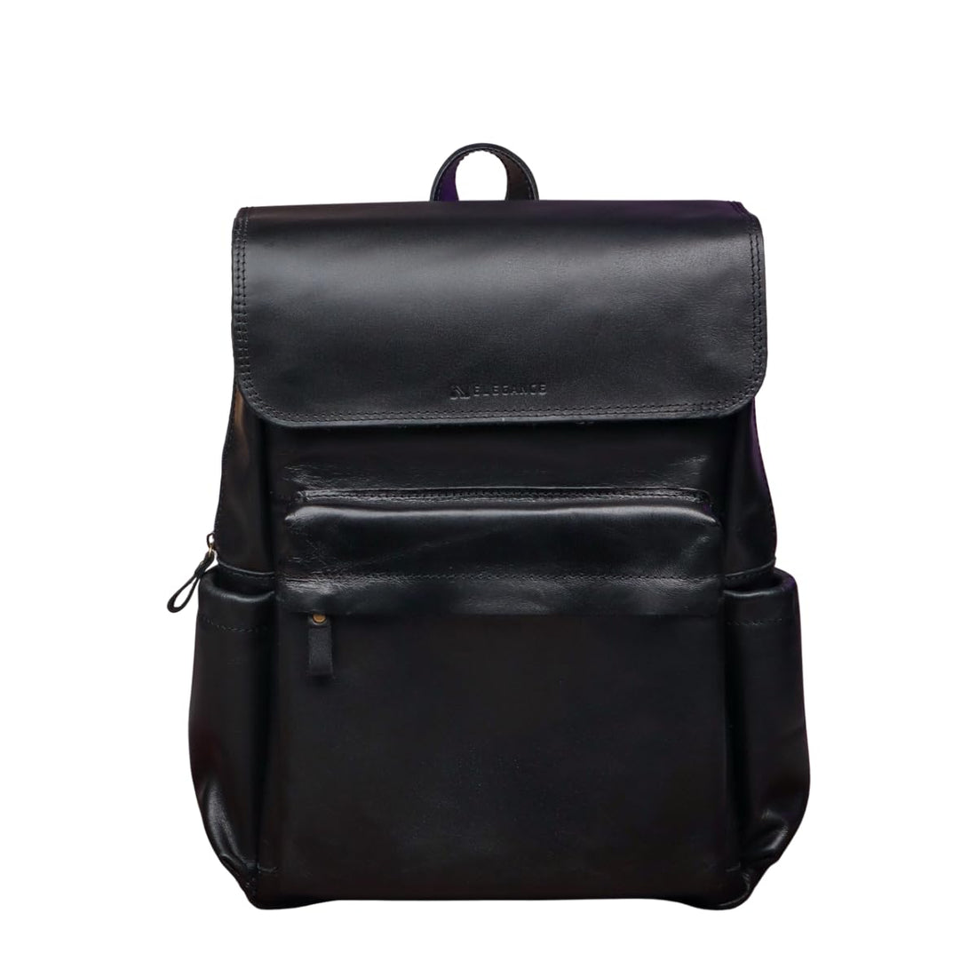N-Elegance Premium Genuine Leather Laptop & Business Bag – Stylish Durable and Perfect for Work or Travel Black, M