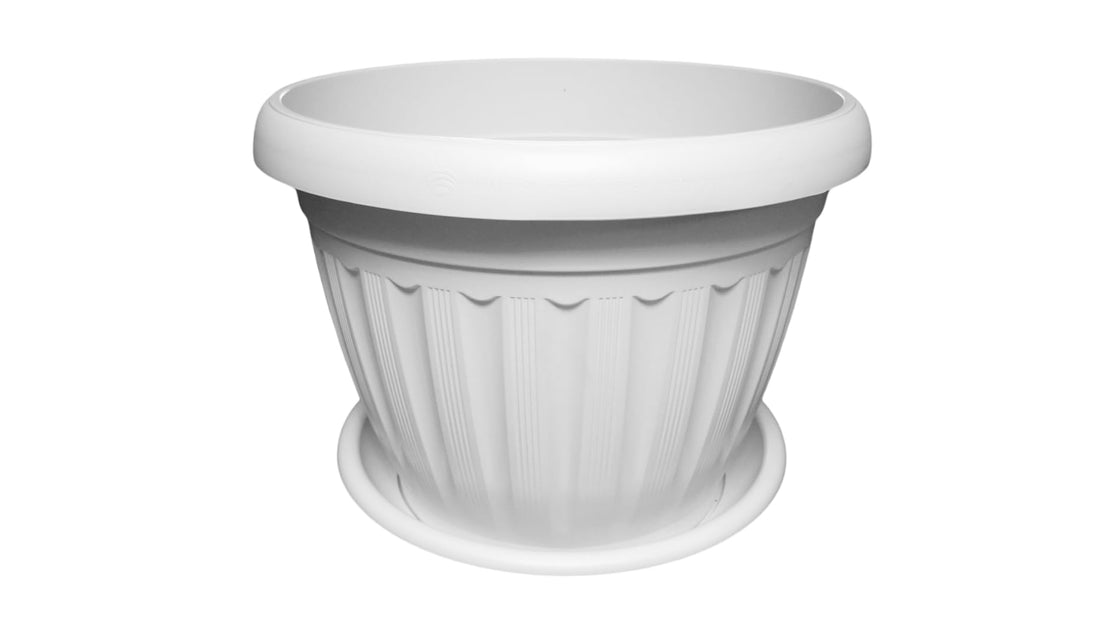 German Plant Pot, 45 cm, white