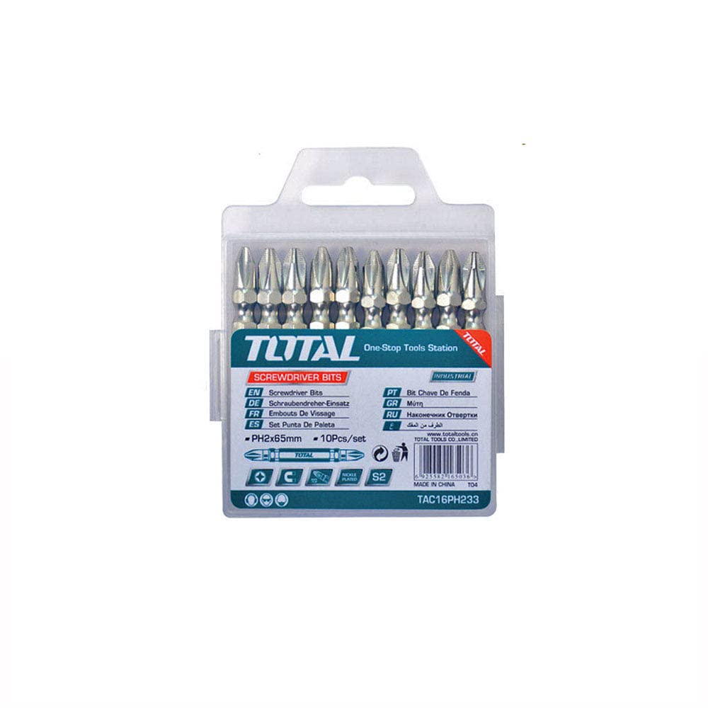 TOTAL TOOLS Screwdriver Double end bits -