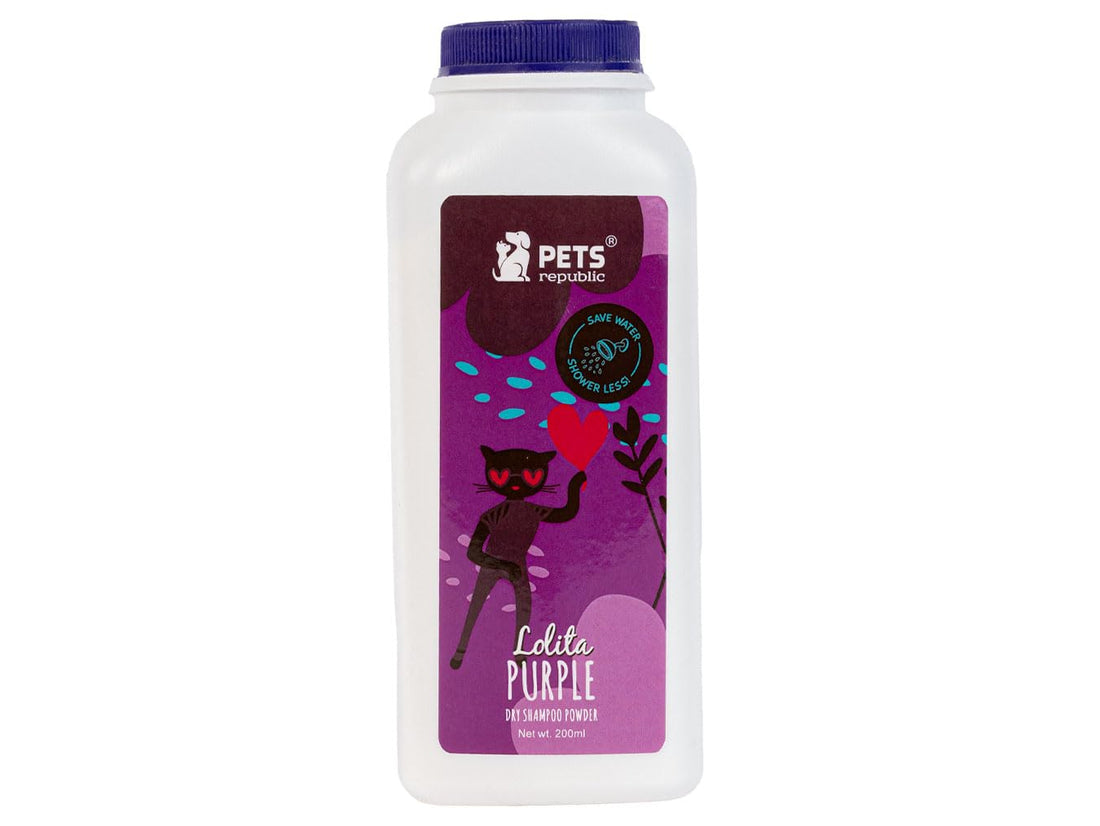 Pets Republic Dry Shampoo Powder Lolita Purple - 200 gm