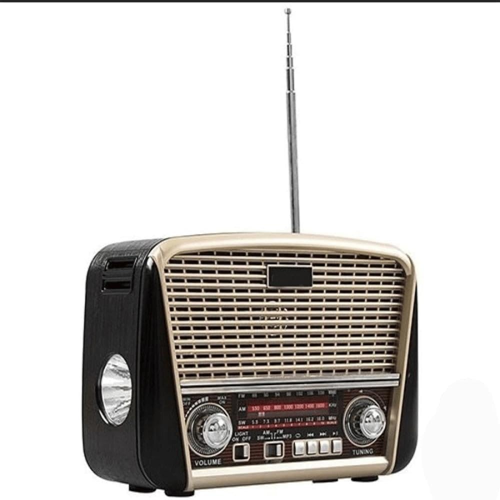 Portable Radio D E N X D X 2451 Multitasking Bluetooth Light Solar Panels