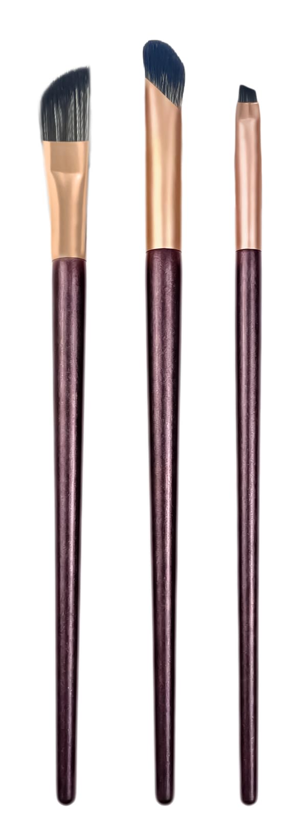 Makeup Brush Set - Professional Makeup Tool, Set Of 3 Pieces, Soft Bristles, Eyeshadow, Blending & Contouring Brushes, Beauty Tools, For Women & Girls