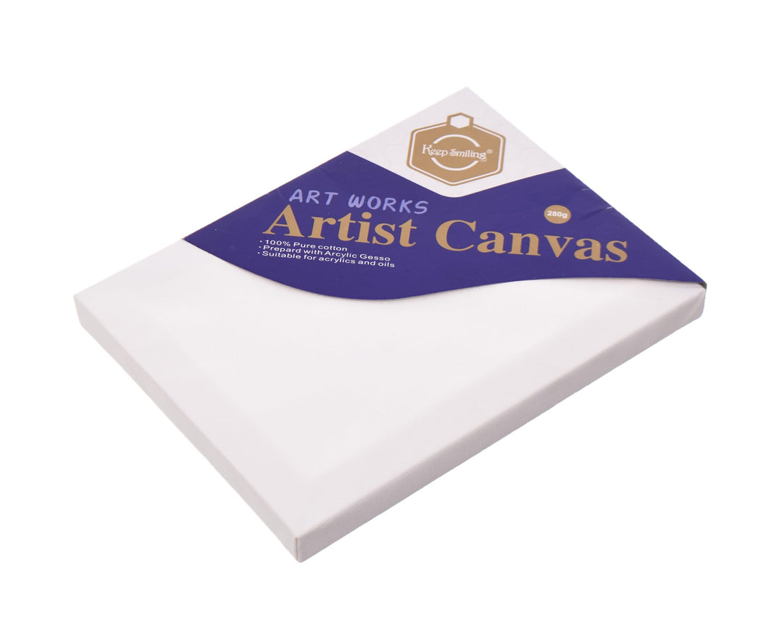 Artistic Canavas 15 * 20Cm, 280 Gram, For Acrylic And Oil Paints, Crafted From High-Quality Materials To Ensure Durability And Longevity - White