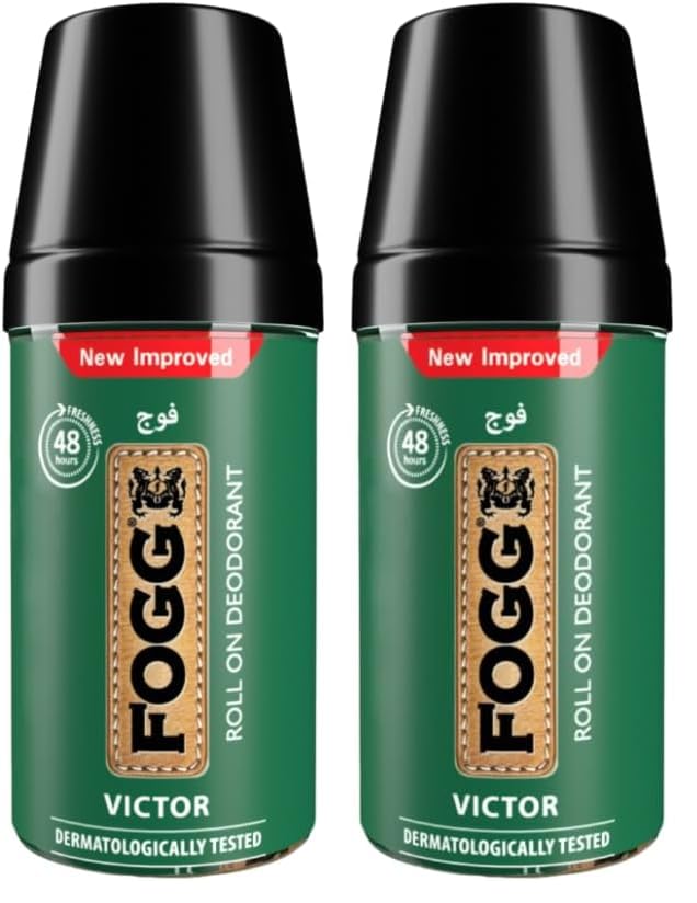Fogg victor roll on deodorant for men - 50 ml (Pack of 2)