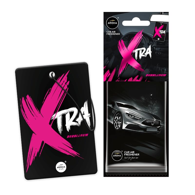 Aroma Cellulose Xtra Car Air Freshener Bubble Gum