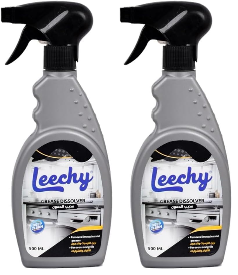 Leechy Grease Dissolver 500ML For Ovens and Grills (Pack of 2)