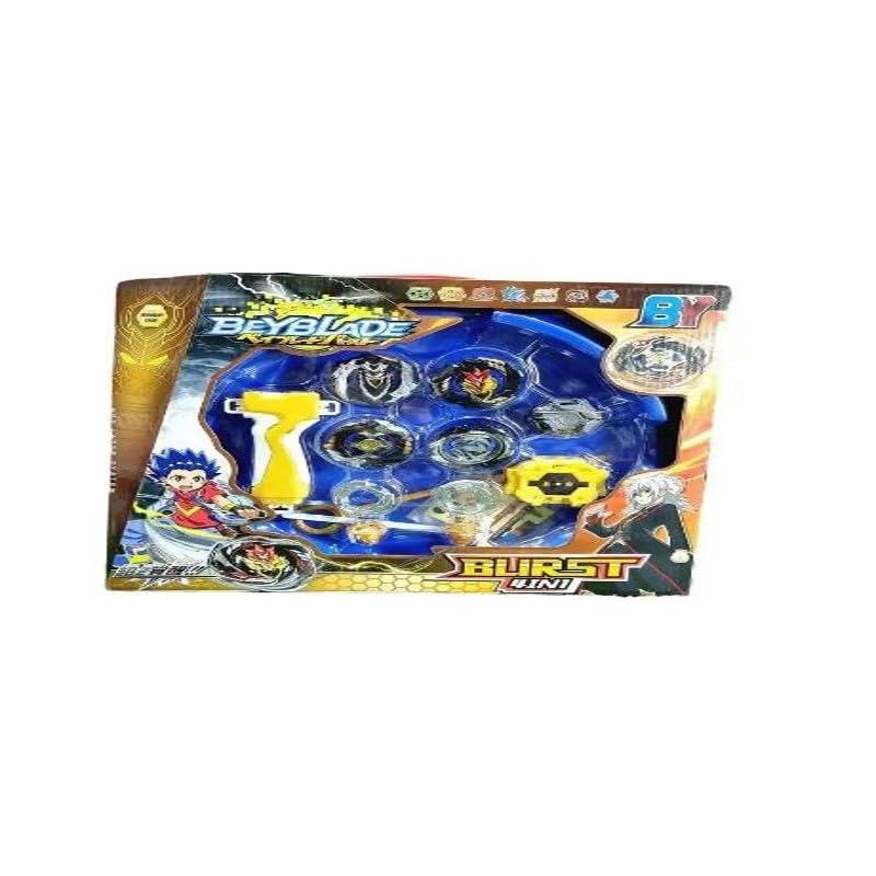 Berry Toys 4 in 1 Beyblade Burst Toy with 2 Gun Pistol 13-Pieces