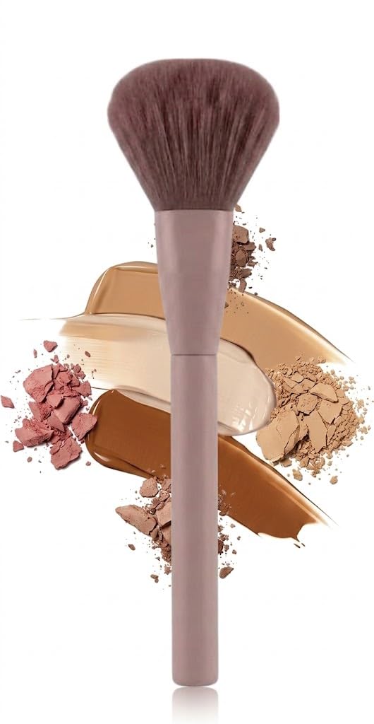 LARGE Soft Finishing Powder Brush, Professional Blush Brush for Cheeks,Soft Bristles Makeup,Beauty Tool (N-271)