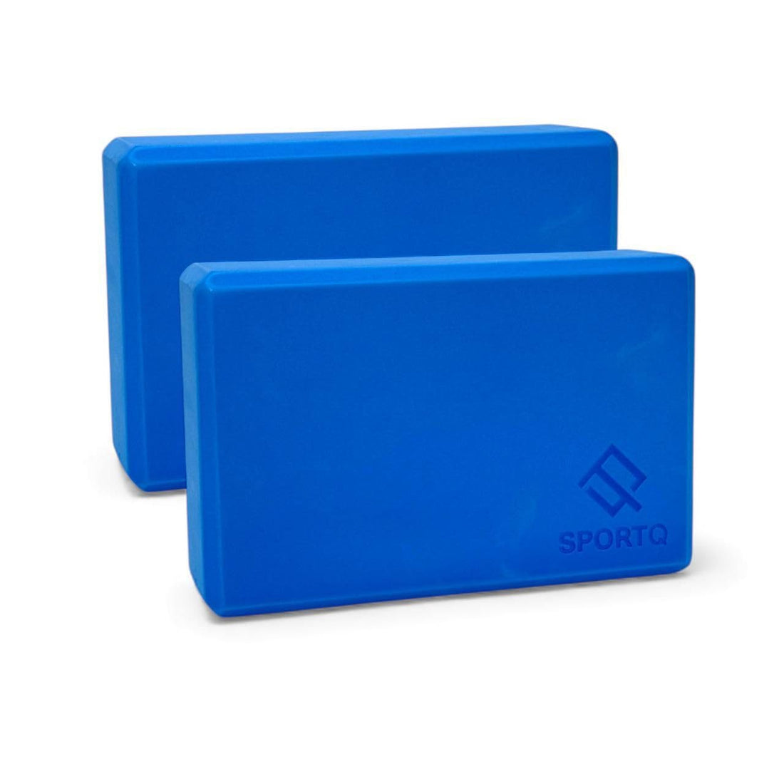 SportQ Yoga Block Block 2 Pcs, High Density EVA Foam Non Slip Yoga Block for Home Gym Improve Stretching for Yoga/Pilates/Fitness