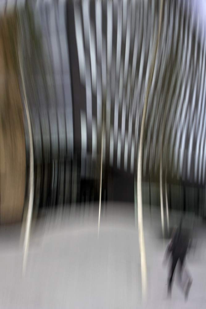 City Blur Wall Art Canvas Print By Simon Pearce