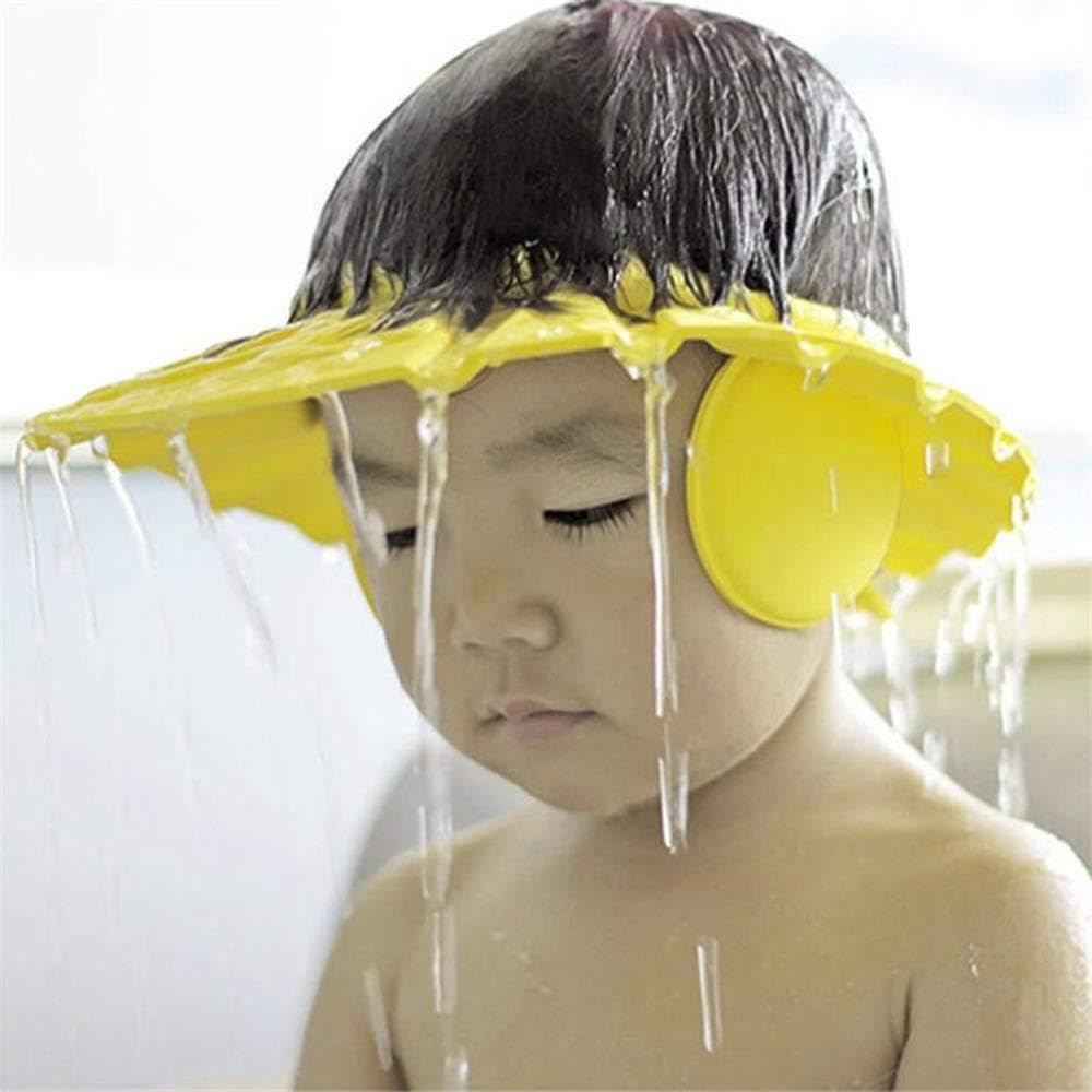 Protect Baby's Head During Bathing Using A Soft And Fashionable Hat Suitable For Washing Hair In The Bath, Protect Ears. Now Available In Wanda.Store.