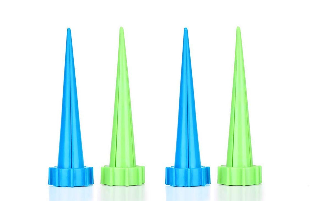 Plant Waterer Self Watering Spikes System, Automatic Vacation Drip Irrigation Watering Devices,Care Your Indoor & Outdoor Home Office Plants-4 Pack