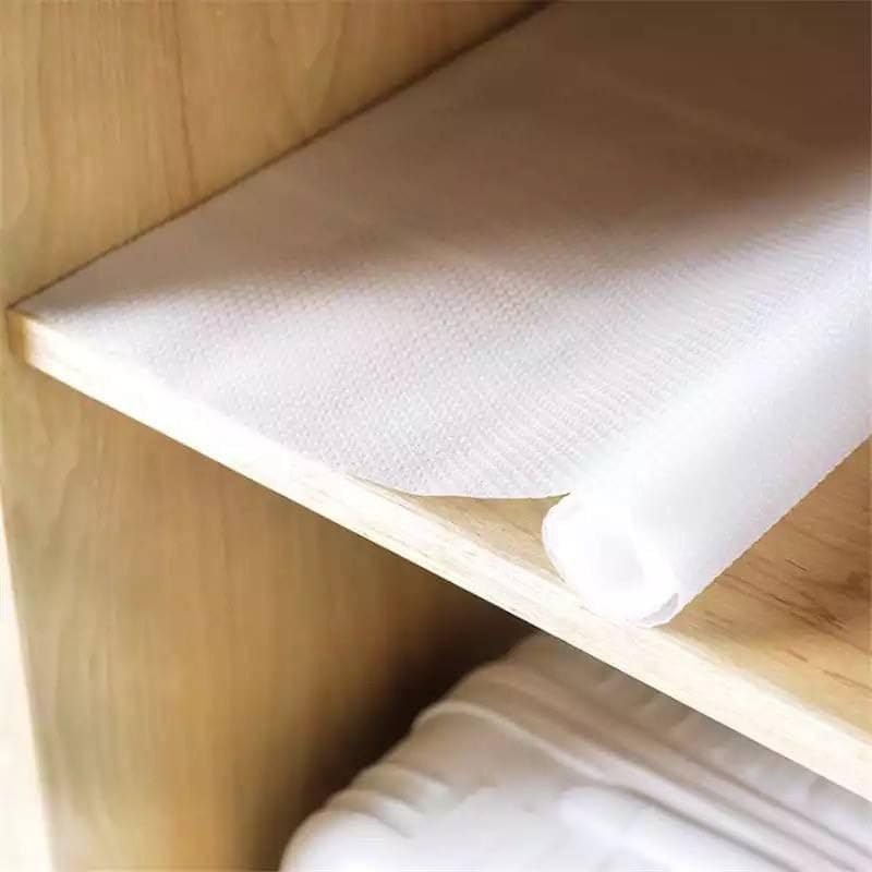 Dollar for Improt Transparent Silicone Drawer Roll (3M Width 45cm) - Bring a Happy Atmosphere to Kitchen or Cupboard.Waterproof and Washes Easily.Effective Oil Protection -Peguy Bell Innovation