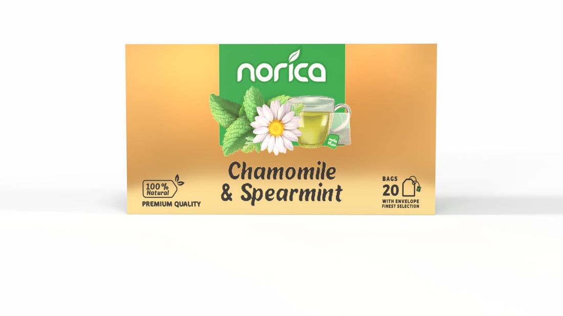 Norica 100% Natural Chamomile Tea with Mint - 20 Tea Bags