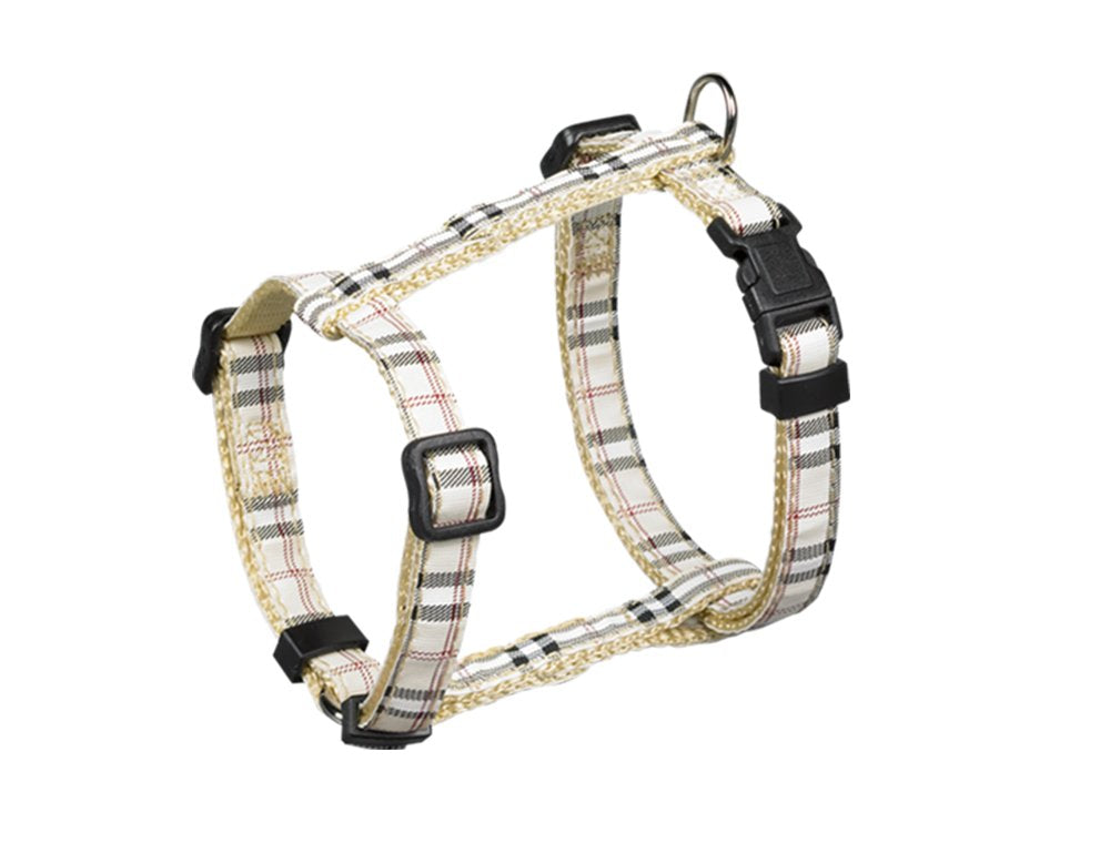 Nobby Harness Tartan, 20 - 35 cm/ 10 mm, Beige