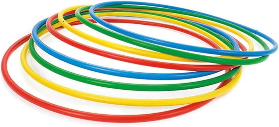 Hula Hoop Ring 60cm Set of 10 – Green Color Fitness Hoops for Group Training & School Activities