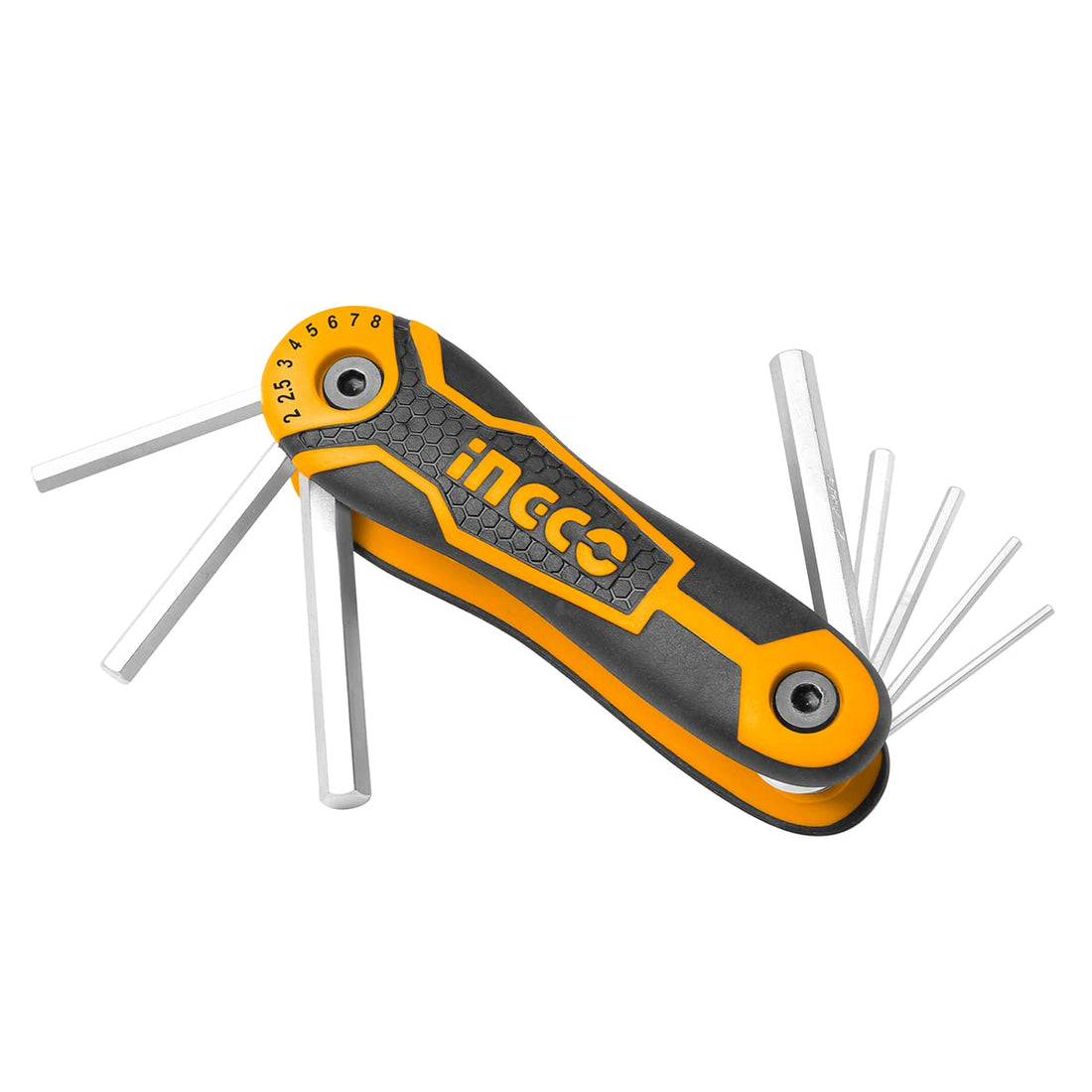 INGCO 8p HHK14081 Knife Hex Wrench Set