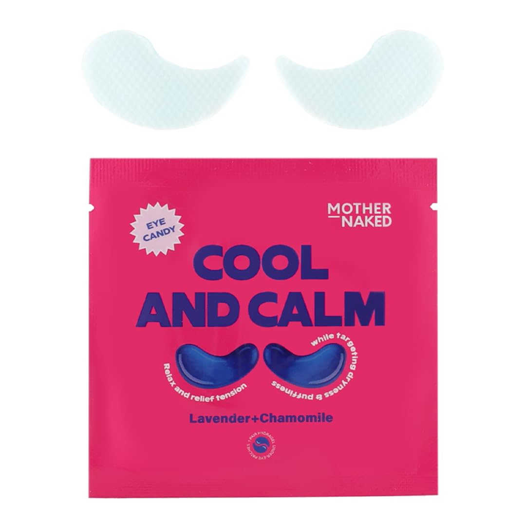 MotherNaked Cool and Calm Undereye Patch | Lavender Chamomile | Relax And Relief Tension