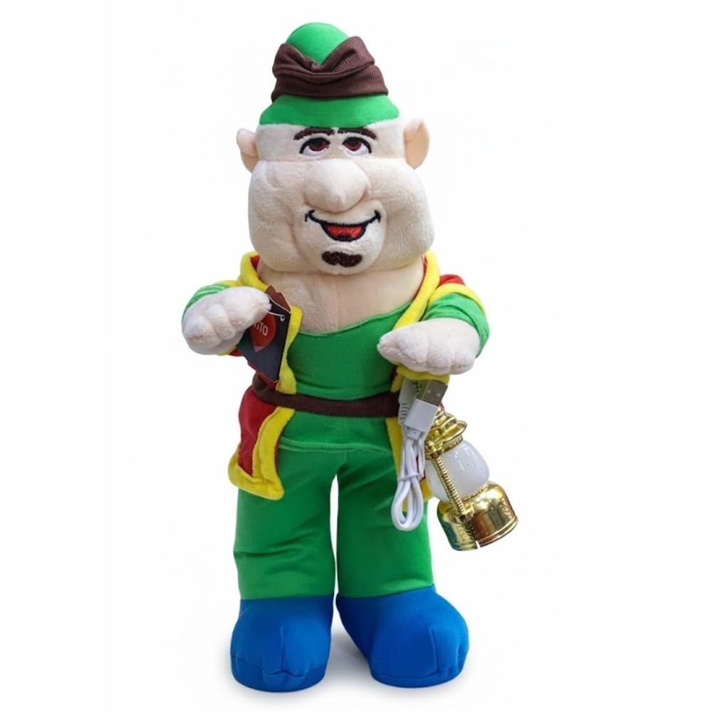Fananees Ramadan Dancing Plush Toy with Mini Lantern, Music & Voice Repeat - 6337