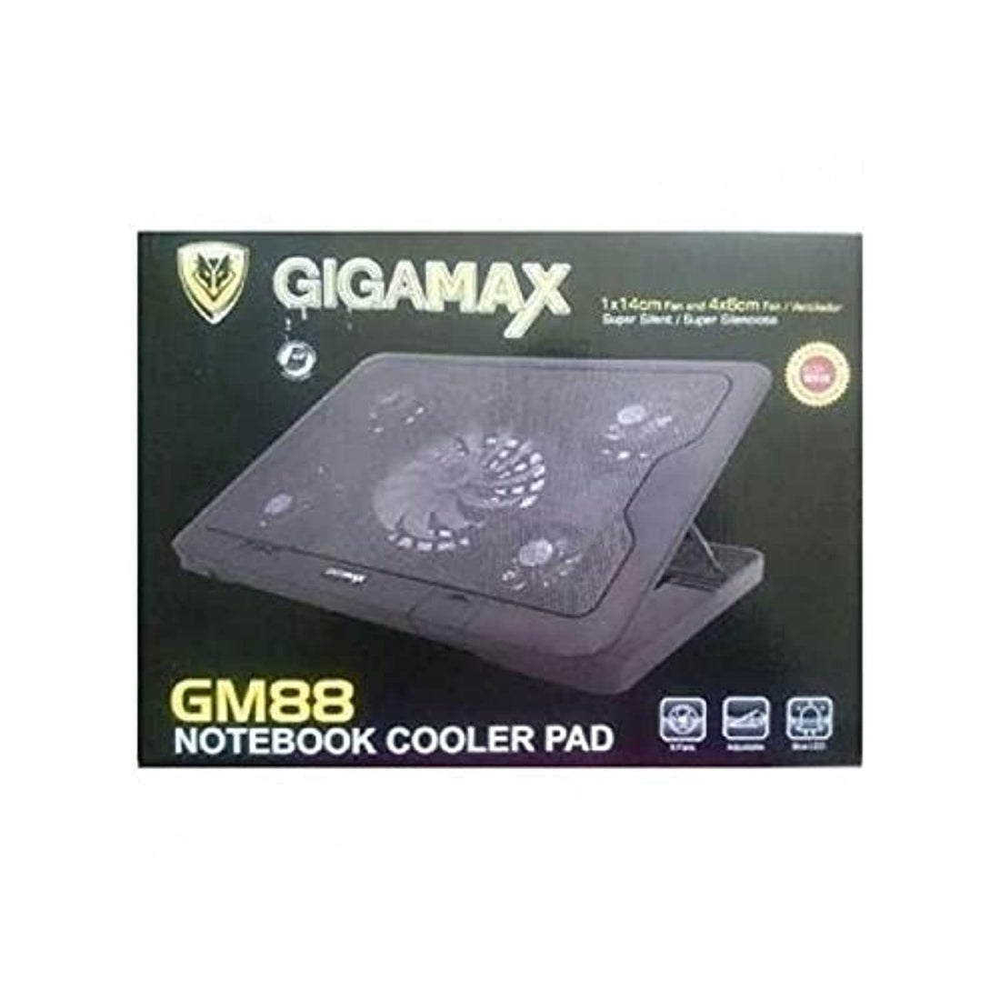 GIGAMAX Notebook Cooler Pad (GM88-2725609718696)