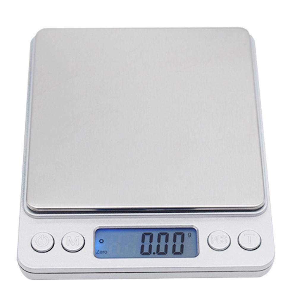 Portable Mini Electronic Digital Kitchen Scale Multifunction Food Scale, 2000g x 0.1