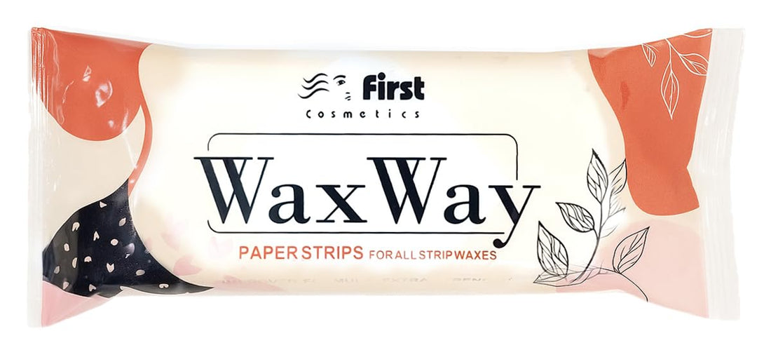 First Cosmetics - Wax Way, Wax Tissue, Paper Strips, For All Strip Waxes, Improved Formula Extra Strength, 7 CM X 17 CM