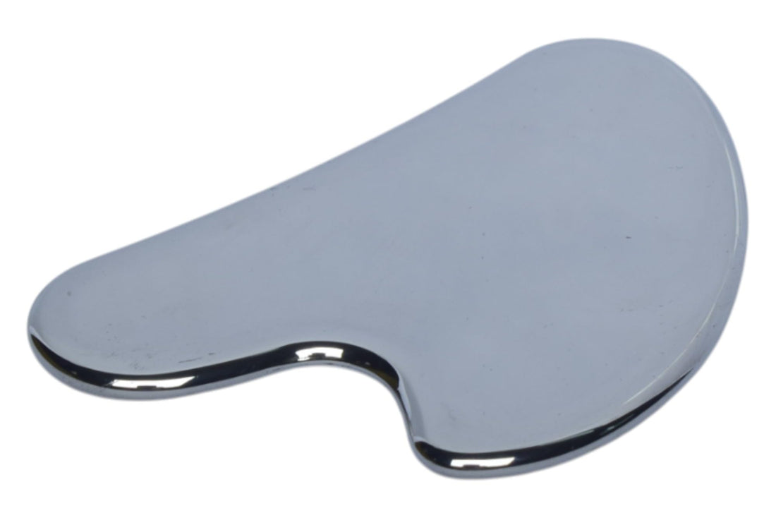 Stainless Steel Anti-Aging Gua Sha Skin Care Tool - White