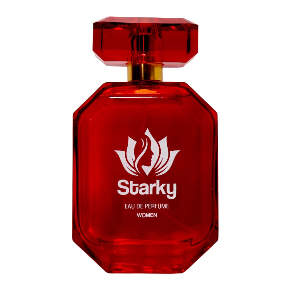Starky Eau De Perfume Natural Spray Vaporisateur For Women 100ml-Red