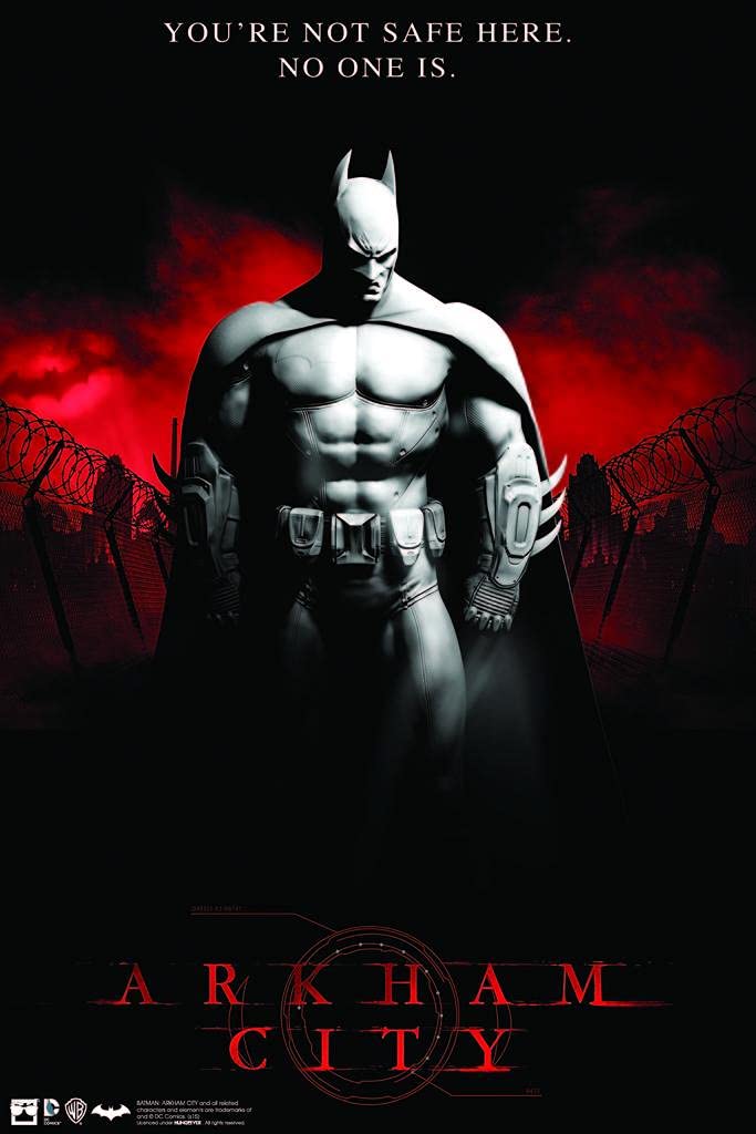 HungOver Batman The Arkham City 055 12x18 inches DC Comics & Warner Bros Official Art Work