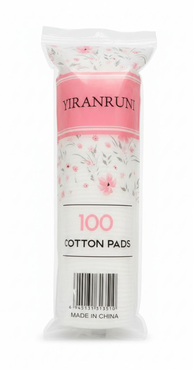 Cotton pads, multi-purpose makeup remover, 100-pack