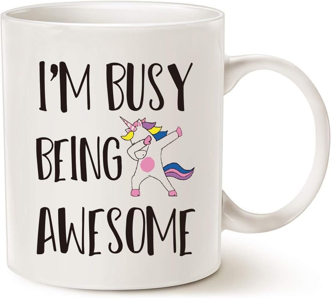 ELLA - Printed Mugs - Sarcastic - Busy Being Awsome! II - 325ml