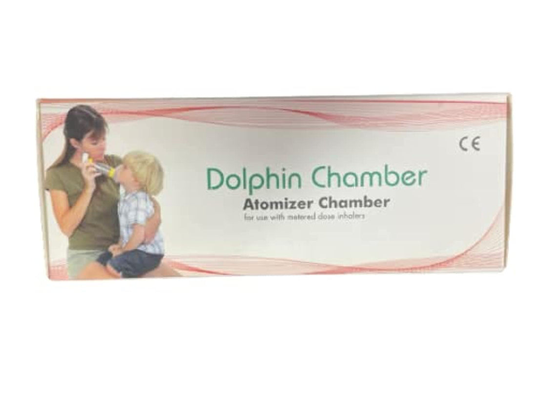 Dolphin Aero-Chamber Plus Flow-Vu Anti-Static with Adult Large Mask Device