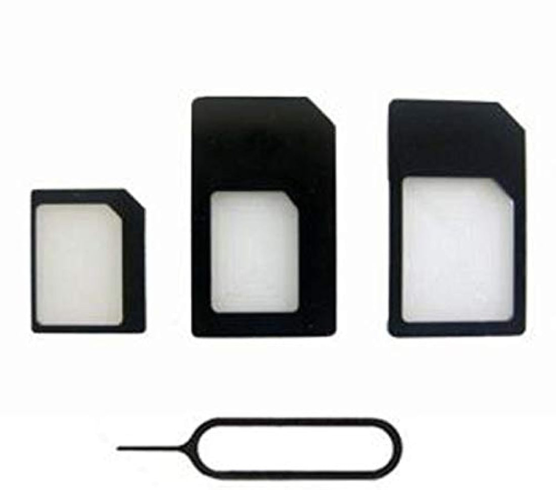 Nano & Micro SIM Card Adapter with Tray Opener for Smart Phones