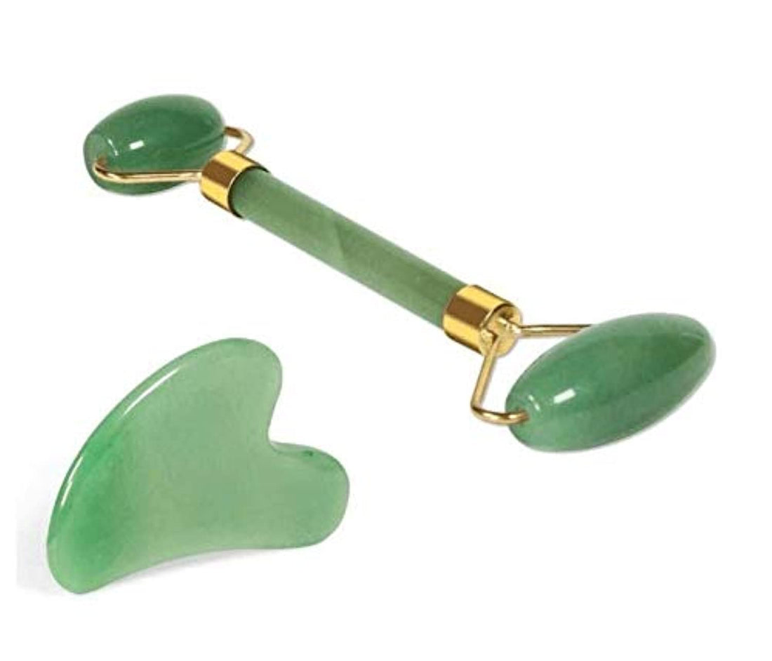 Anti-Aging Face Jade Roller with Box (Set of 2 Pieces)