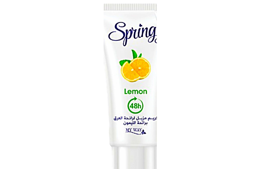 Spring Scented Body Cream Eliminates Bad Odor Whitening Firming Underarm Skin 48h (Lemon)