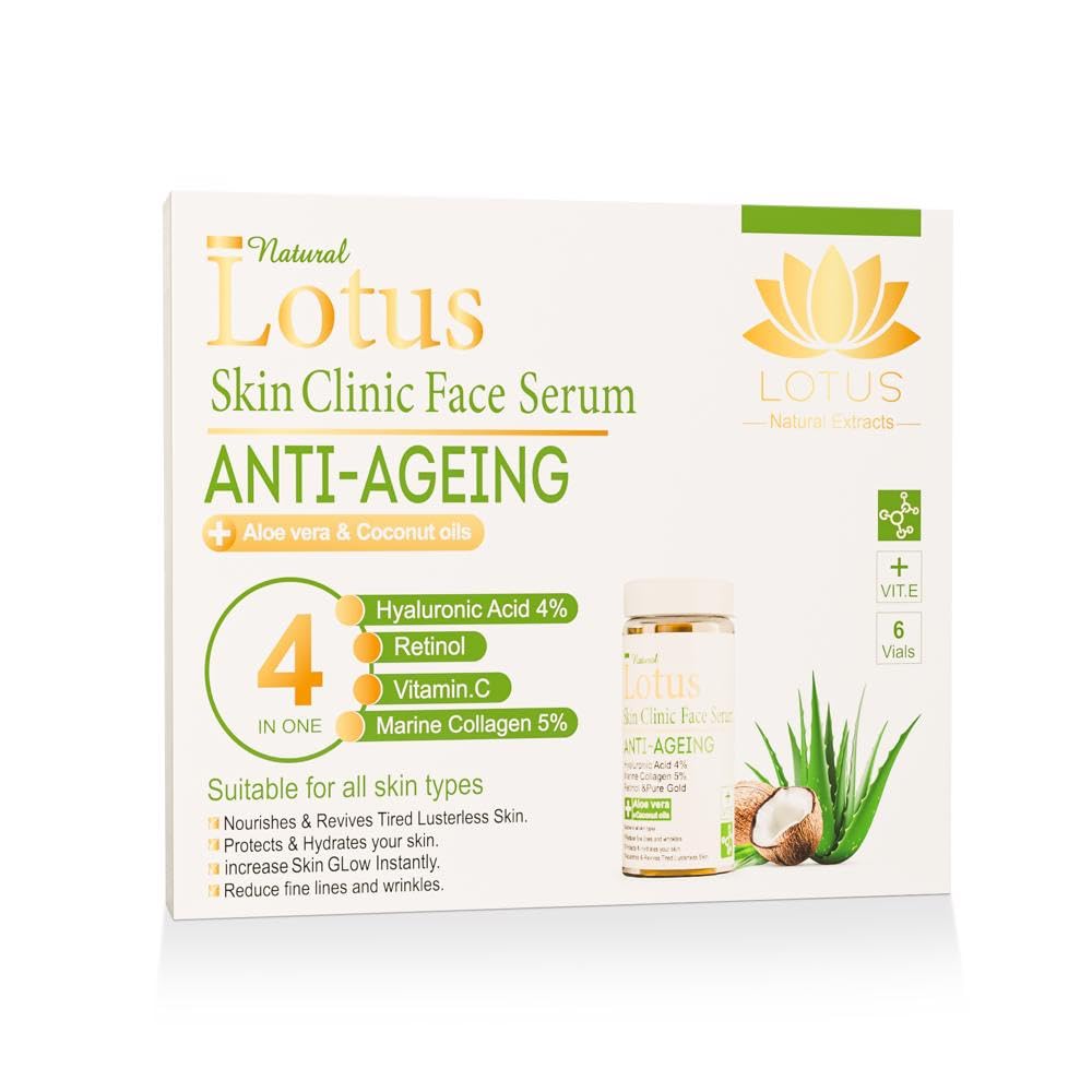Aloe Vera & Coconut Oil Anti-Ageing Face Serum – Natural Skin Rejuvenation