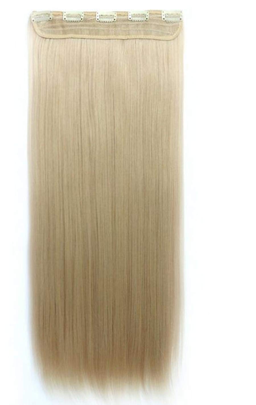 Clip In Hair Extension Long Heavy Straight Medium Blonde No.15