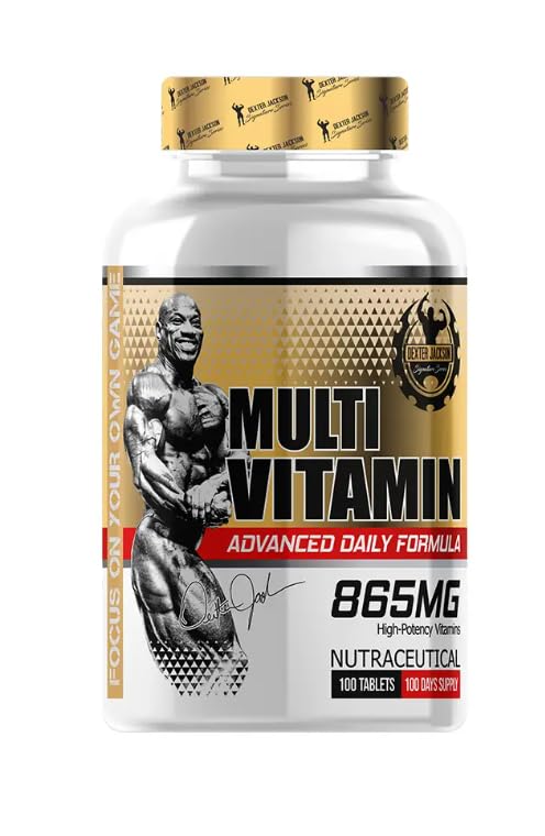 Premium Vital - Jackson Multivitamins Complete Daily Formula - 100 Tablets - with Practical Pill Box - Advanced Systemic Vitality Rhythm & Nutrient Harmony Matrix - Non-GMO