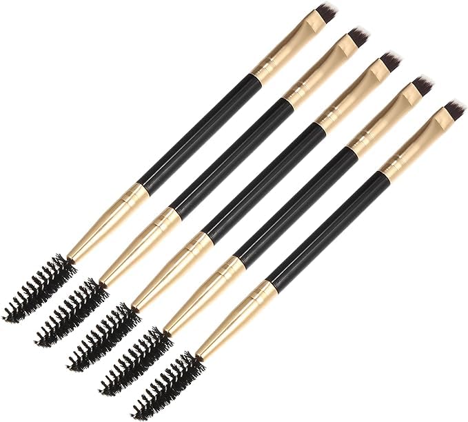 Eyelash and Eyebrow Brush - Double Face Brush for Eyelashes and Face for Eyebrows .4 Pieces