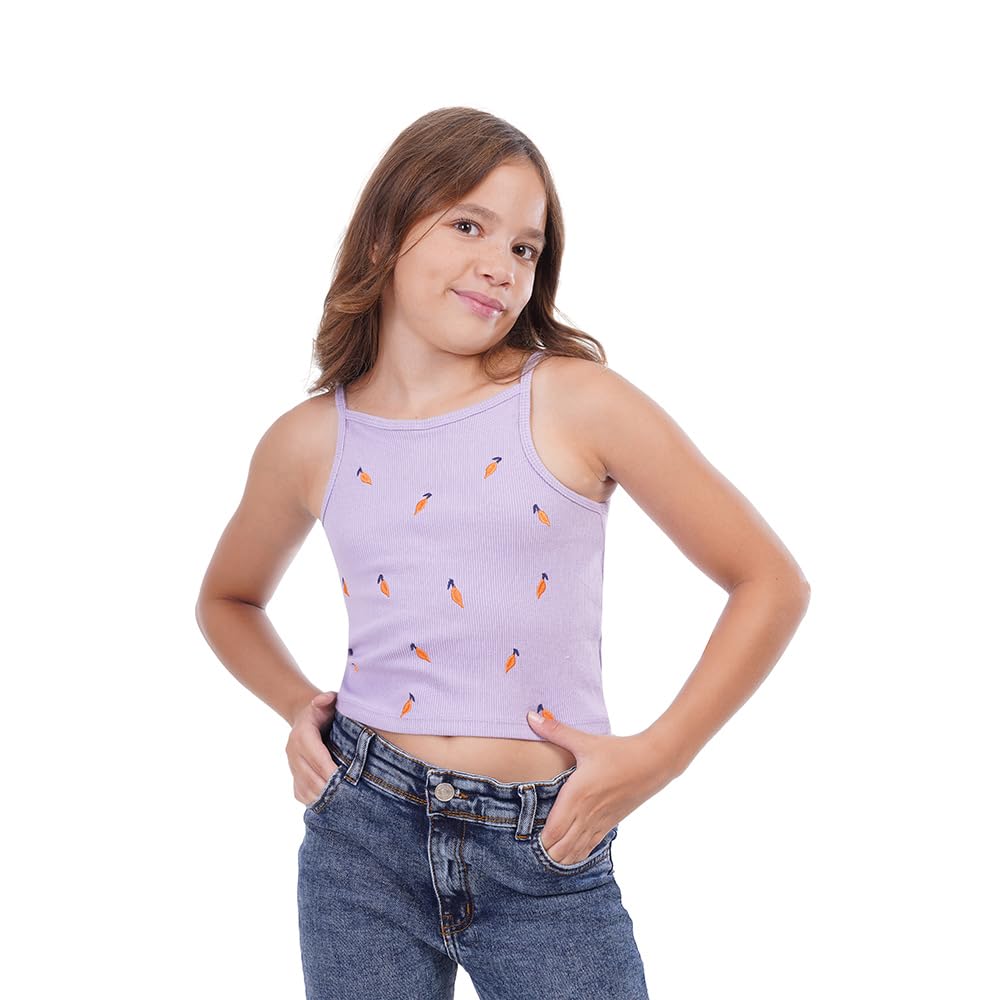 Vonkel Girls Printed Leaves Shirt (pack of 1)
