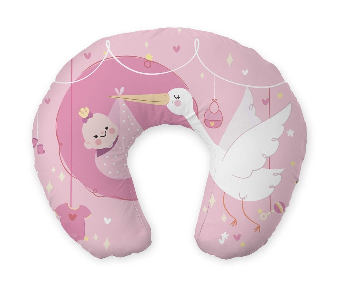 mamas gift Nursing Pillow - Ergonomic Breastfeeding Pillow for Newborns - Firm U-Shape Support Pillow with Soft Removable Egyptian Cotton Cover - Breast & Bottle Feeding Pillow